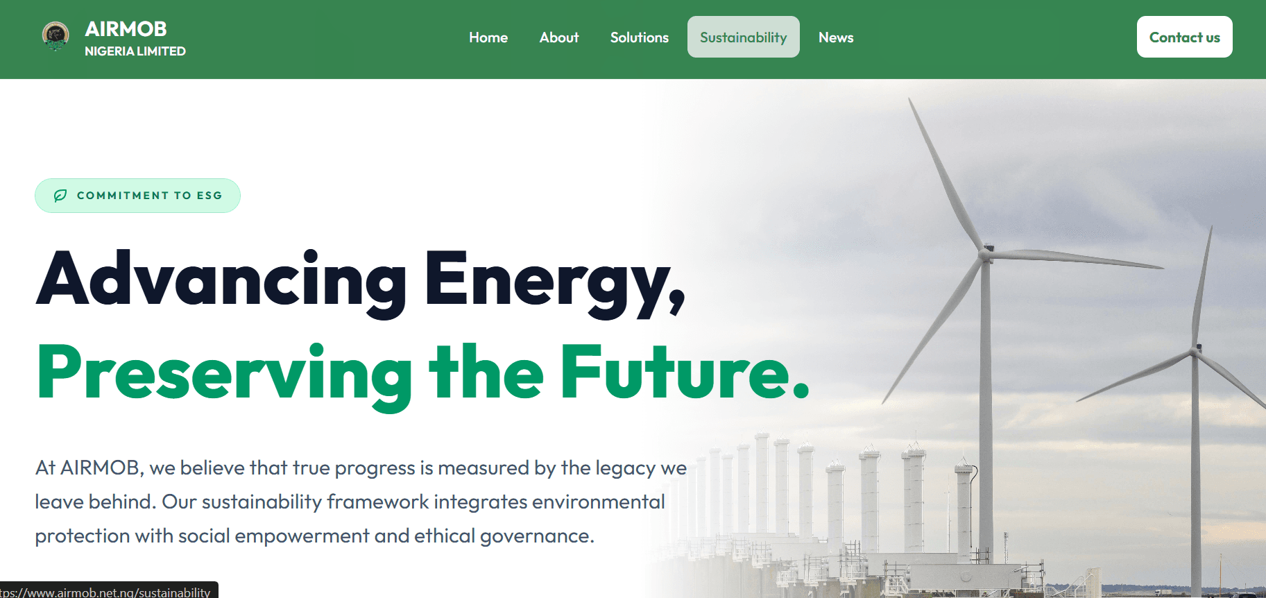 AIRMOB Nigeria – Energy Value Chain Platform